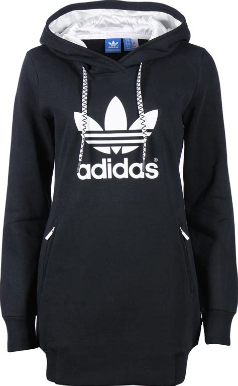 adidas hoodie lang met logo voorop|adidas nl hoodie.